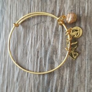 Alex and Ani Gold Cupcake Bracelet